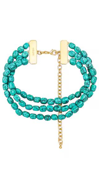 Cult Gaia Nora Choker in Teal. | Revolve Clothing (Global)