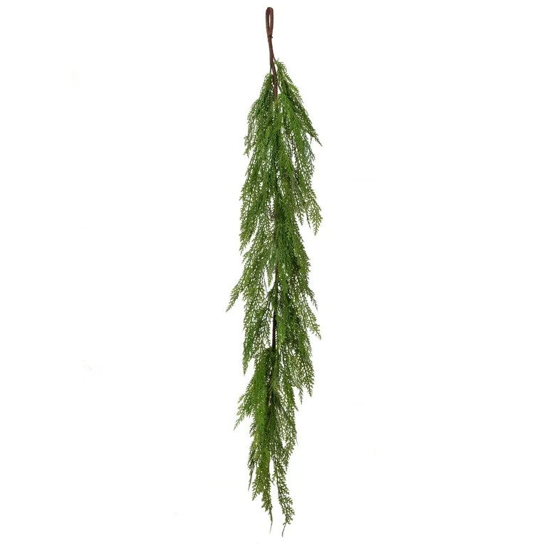 Regency International Artificial Real Touch Lebanon Cedar Swag Garland - Green - 4' x10" | Walmart (US)