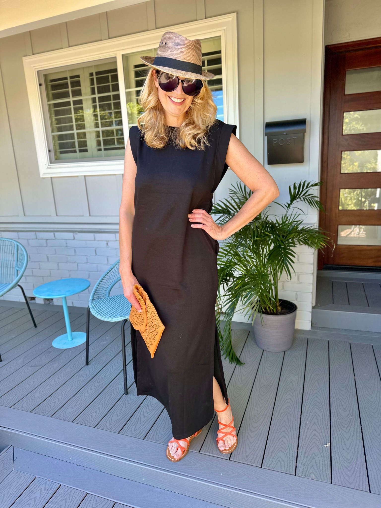 We seemed to have skipped spring and went straight to summer - and I’m not bothered by it one bit. 
We’ve had a couple of warm days and I am taking the opportunity to try out some of my new spring and summer dresses and outfits. I ended up loving this comfy black dress. It’s super comfy and, is made of a thicker material. It will be perfect for travel days. I have it linked on my LTK and in my stories.  #summerdress #blackdress

#LTKSaleAlert #LTKOver40 #LTKFindsUnder50