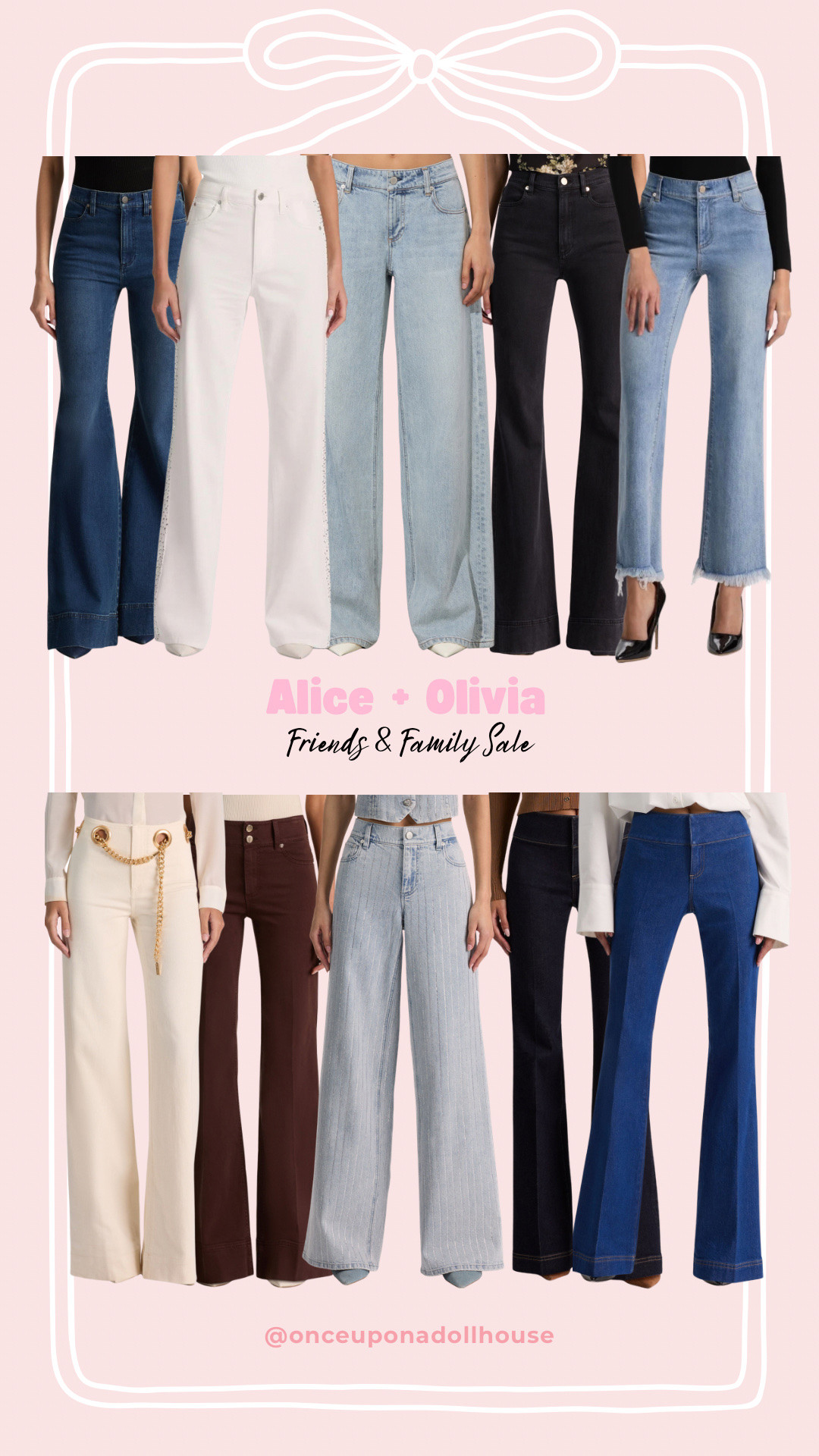 Alice + Olivia Friends & Family Sale! Denim styles

#LTKstyletip #LTKsale