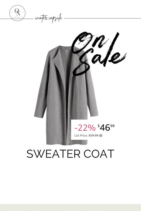 Amazon sweater coat // great coatigan // grey and camel colors 

#LTKsalealert