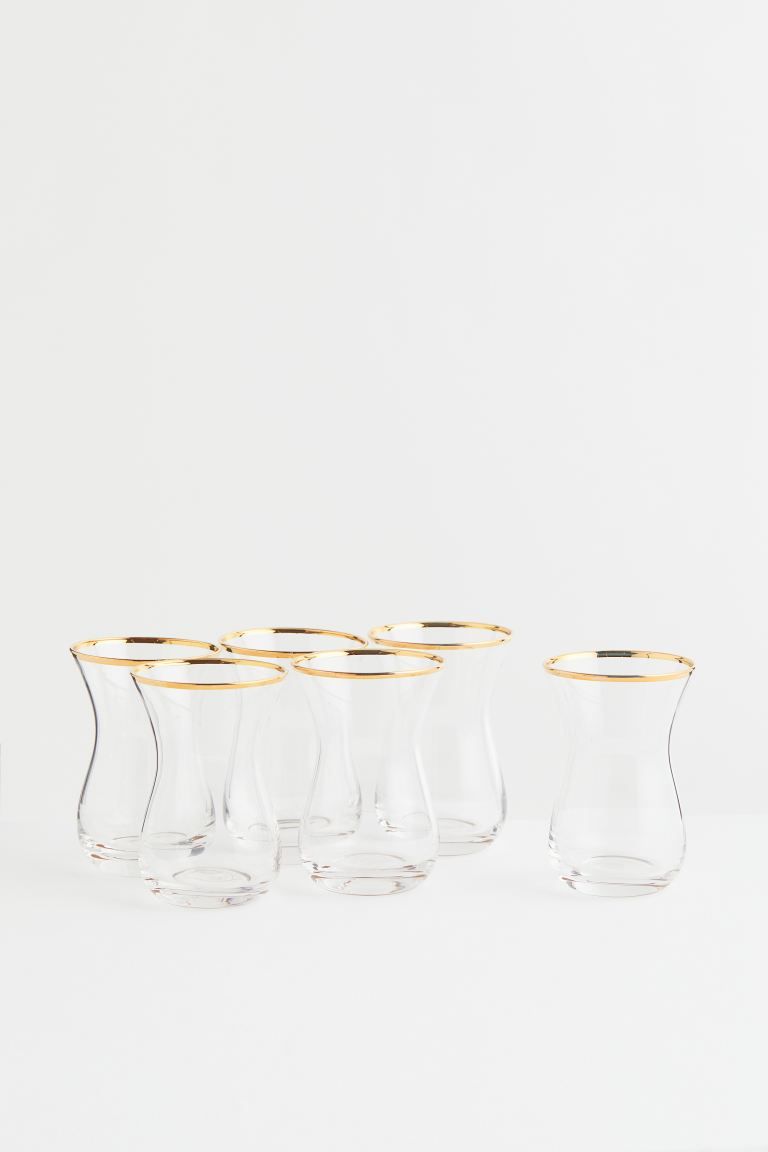 6-pack Beverage Glasses | H&M (US + CA)