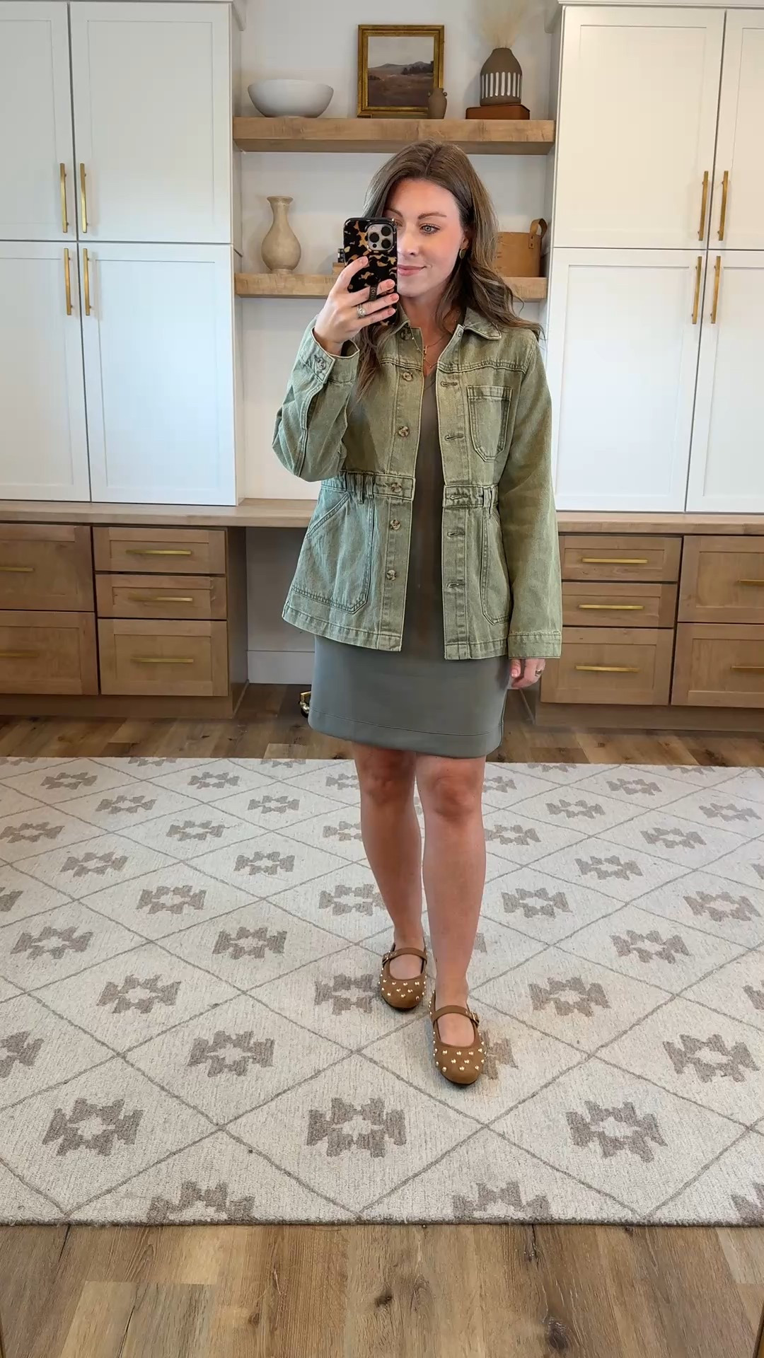 Casual Fall transition outfit! Love this modal material dress. Would be great to dress up or down and wear many different ways! 

#LTKU #LTKStyleTip #LTKFindsUnder50
