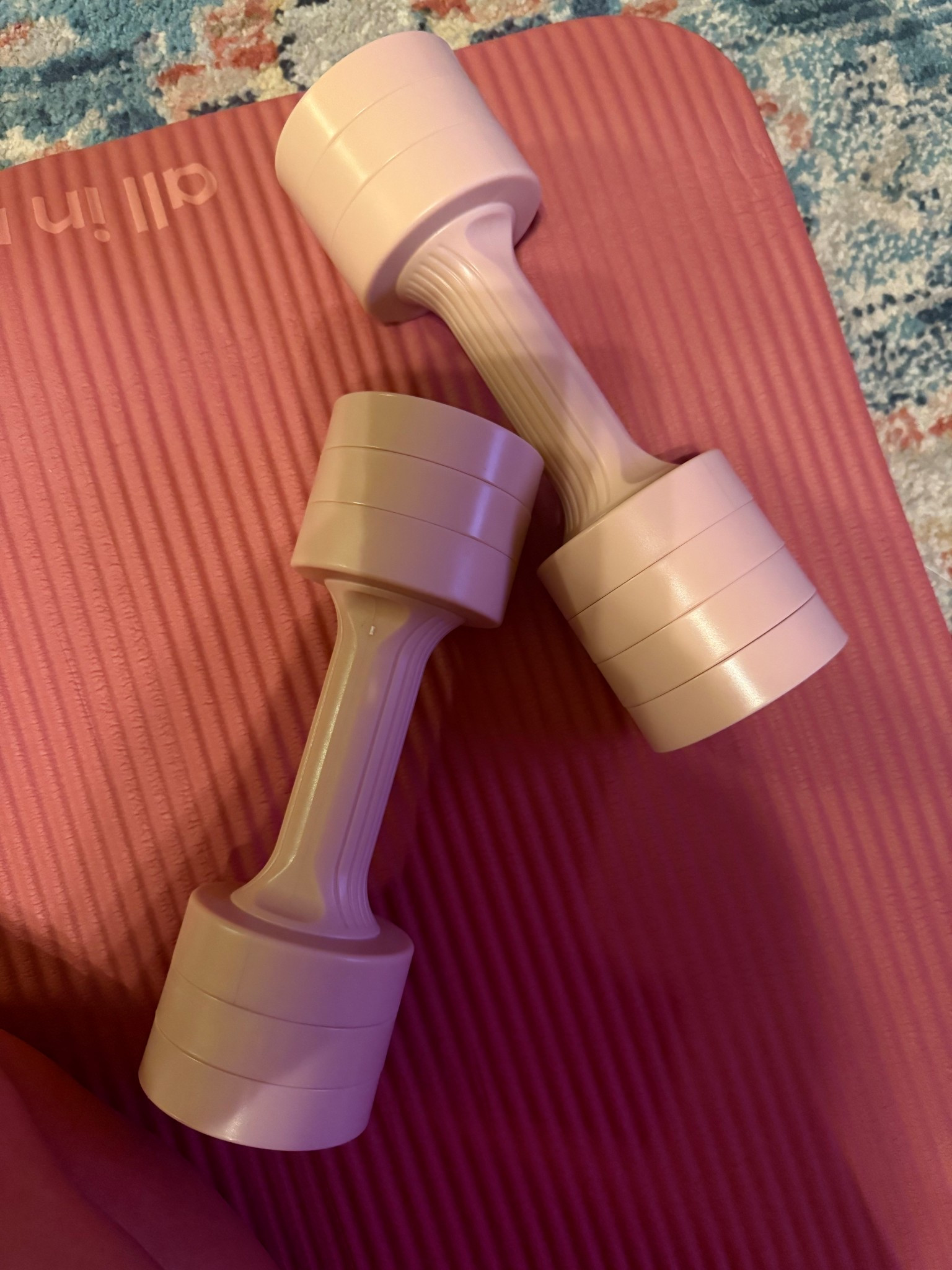 I have had these weights for years and they are the best (and they are only $27 today) The weight adjusts so easily!  Also obsessed with this thick workout mat from target!  

#LTKgrwm #LTKmorningroutine #LTKfitnessgoals