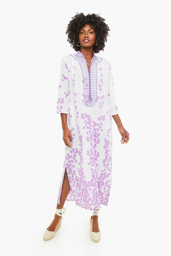 Exclusive Lavender Leaf Clorinda Kaftan | Tuckernuck (US)