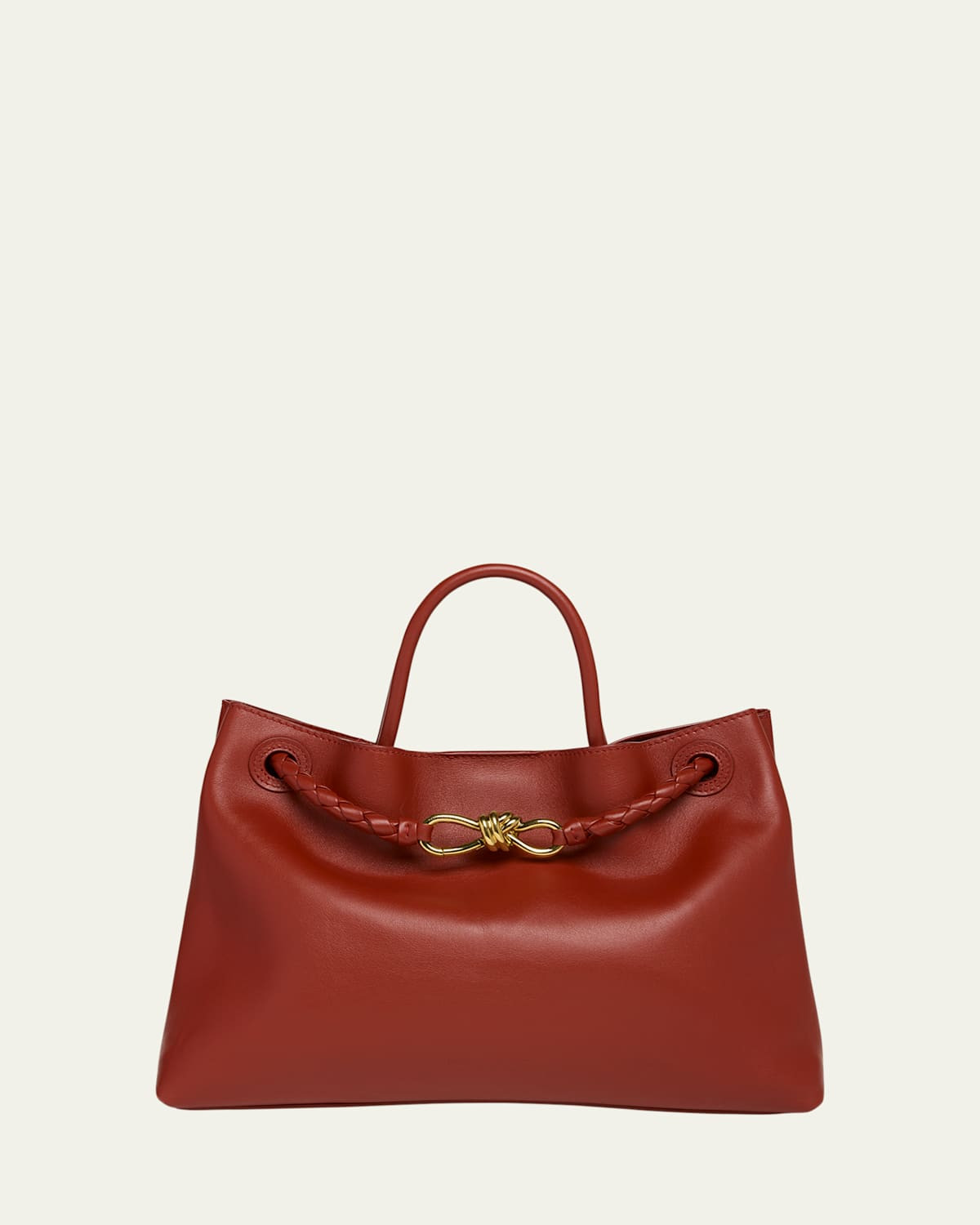Medium Andiamo Leather Shoulder Bag | Bergdorf Goodman