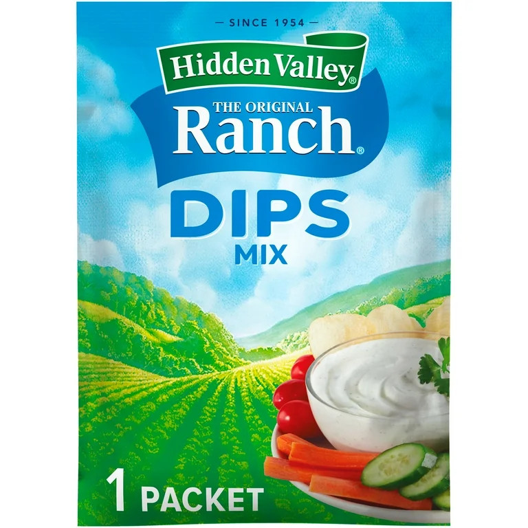 Hidden Valley Gluten Free Fiesta Ranch Dips Mix, 1 oz | Walmart (US)