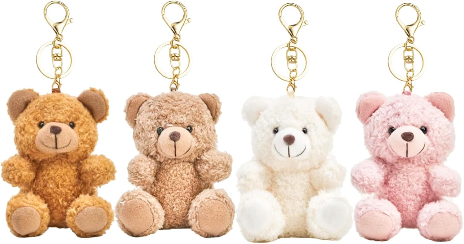 8 Inch Plush Bear Keychain, Bag Charms for Handbag, Backpack Accessories Pendant | Amazon (US)