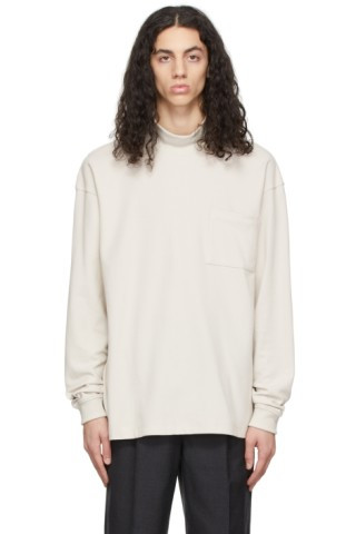 Beige Cotton Turtleneck | SSENSE