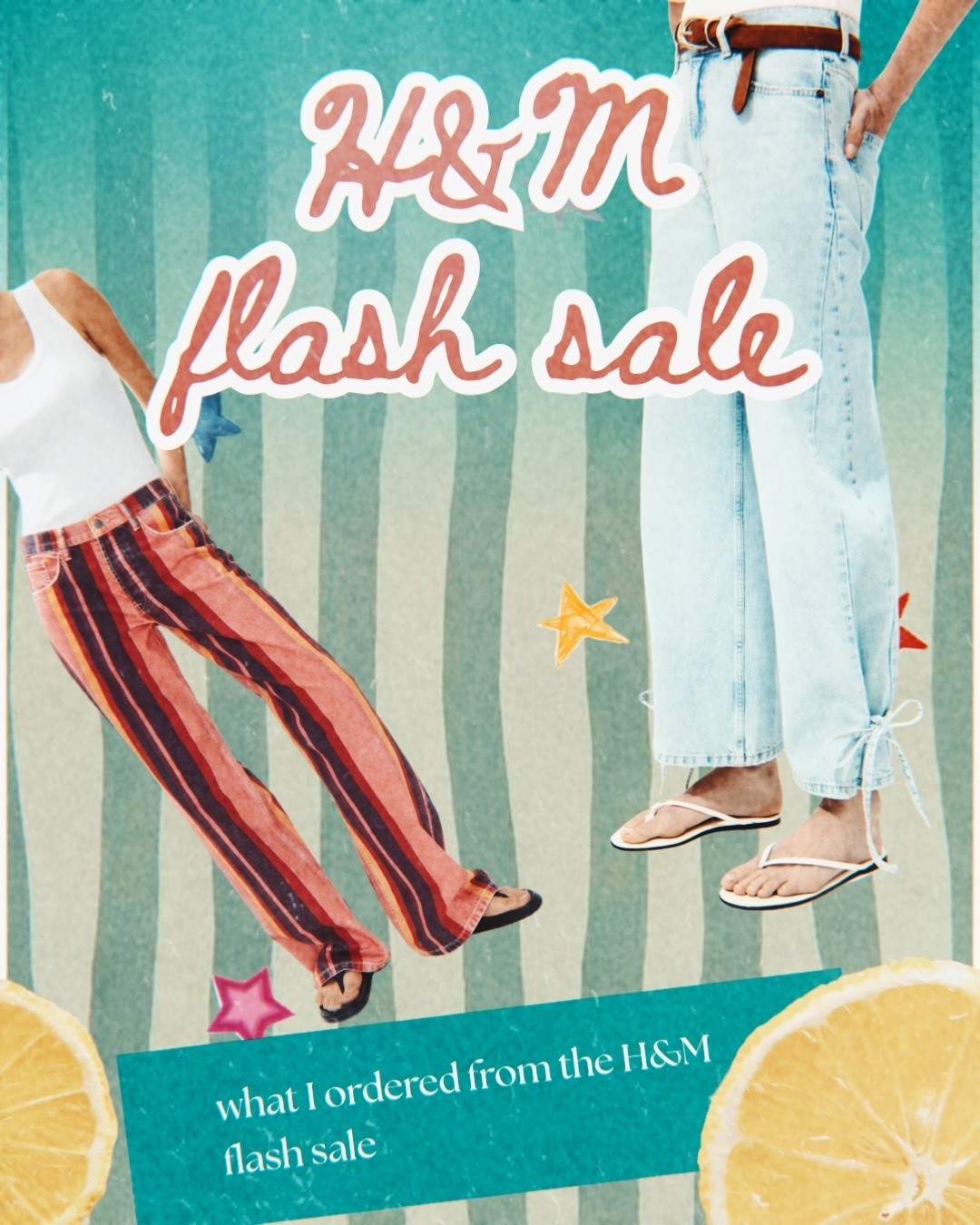 H&M has a 25% off flash sale until midnight!

the striped pants are a fun cotton denim that I am obsessed with. the light wash jeans have the cutest little bows at the bottom. I’ve been eyeing these pants + can’t wait for them to come in the mail. ✨

#LTKootd #LTKPetite #LTKSaleAlert
