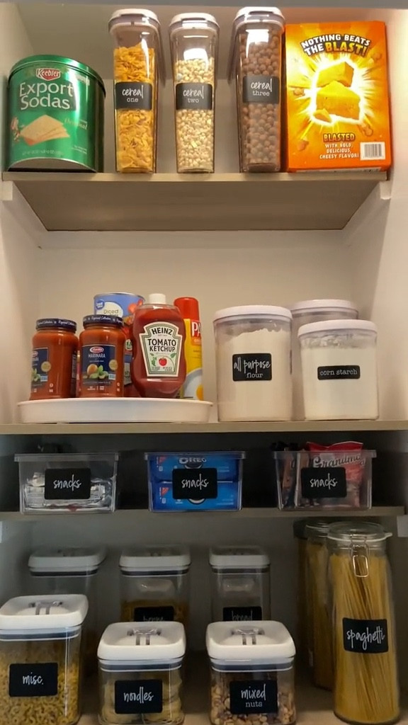 An organized pantry is one of the biggest time savers when it comes to prepping meals. You can see everything at a glance. Some of these bins are Better Homes & Garden from Walmart. My pantry did not have lighting, I added this rechargeable Amazon motion sensor light and it had made all the difference when searching for something at night. #amazonfinds #pantry #walmart #pantryorganization #mrsjayp 

#LTKunder50 #LTKsalealert #LTKhome