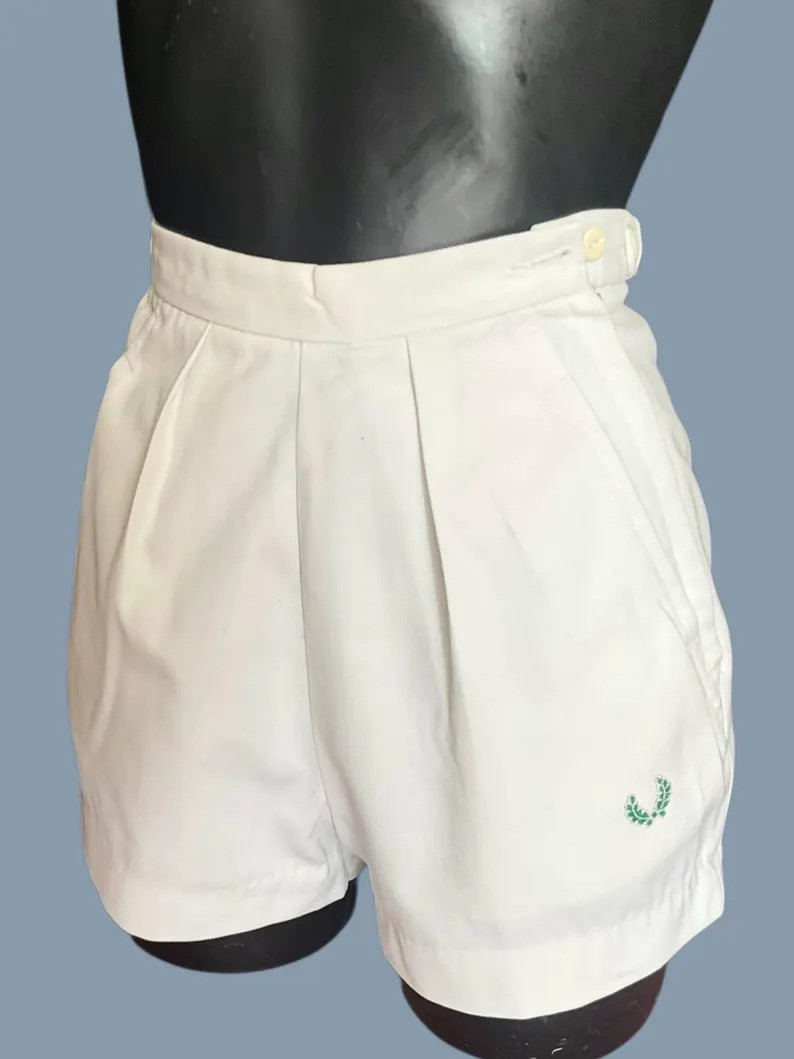 Rare Vintage 1970s Fred Perry Ladies Tennis Shorts Uk6/8 Green Label "made in England - Etsy | Etsy (Global)