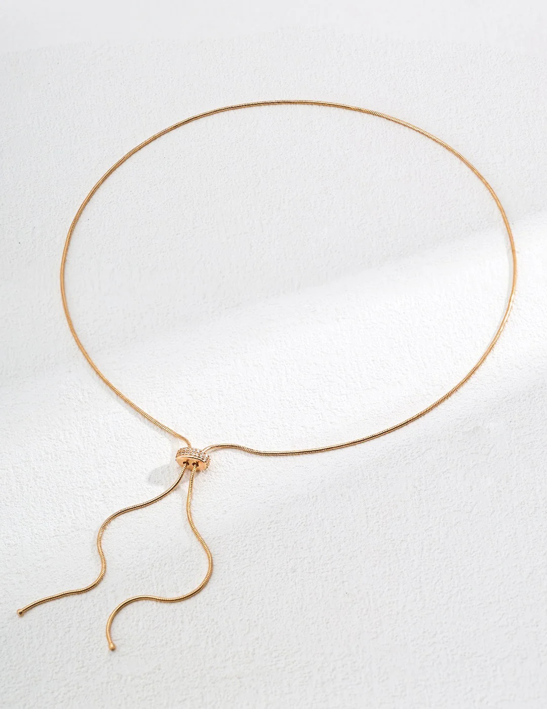 Shine Lariat Necklace | 18k Gold Jewelry by Apelila | Apelila Jewelry