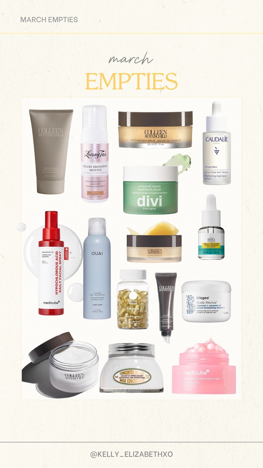 March Empties 

#LTKBeauty #LTKSaleAlert