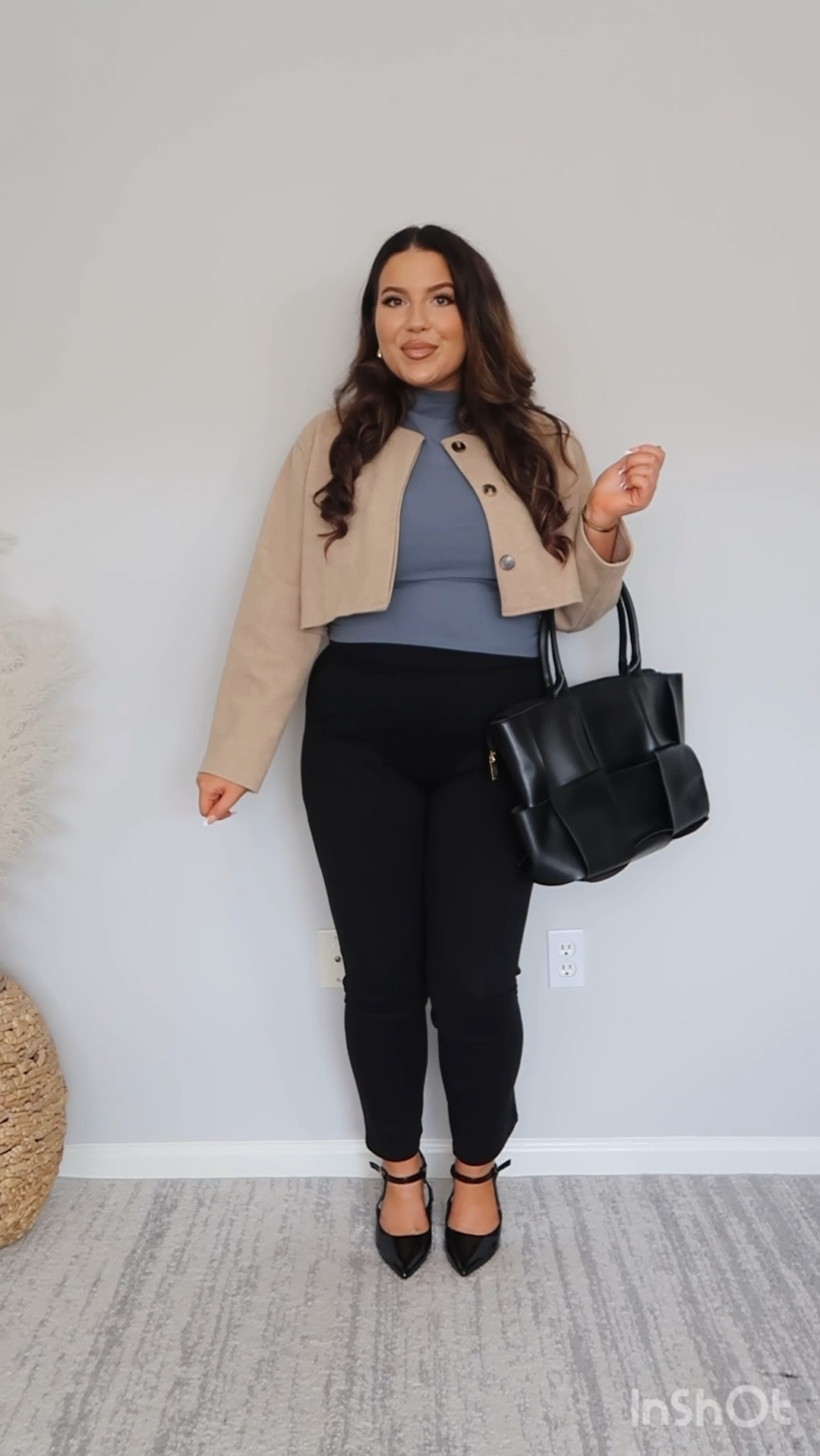 Amazon Corporate Outfit Inspo! 💅💼 Wearing a Size L in the jacket and 12 in the trousers! These trousers are stretchy so I could've I down to a 10!

Like and Follow for more Work Outfits✨ 

#LTKmidsize #LTKfindsunder50 #LTKworkwear