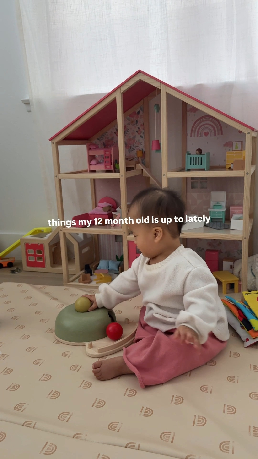 she’s growing up & learning more every day 🥹🥹 she has big sis to learn from which helps a lot! #12months #toddlermom #milestones #baby 

#LTKmomlife #LTKBaby #LTKKids