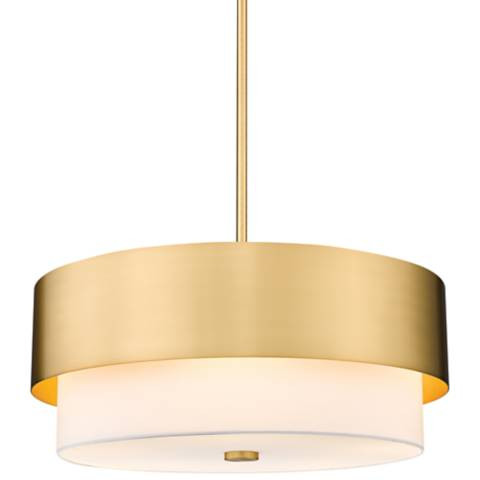 Counterpoint by Z-Lite Modern Gold 5 Light Chandelier - #335N9 | Lamps Plus | Lamps Plus