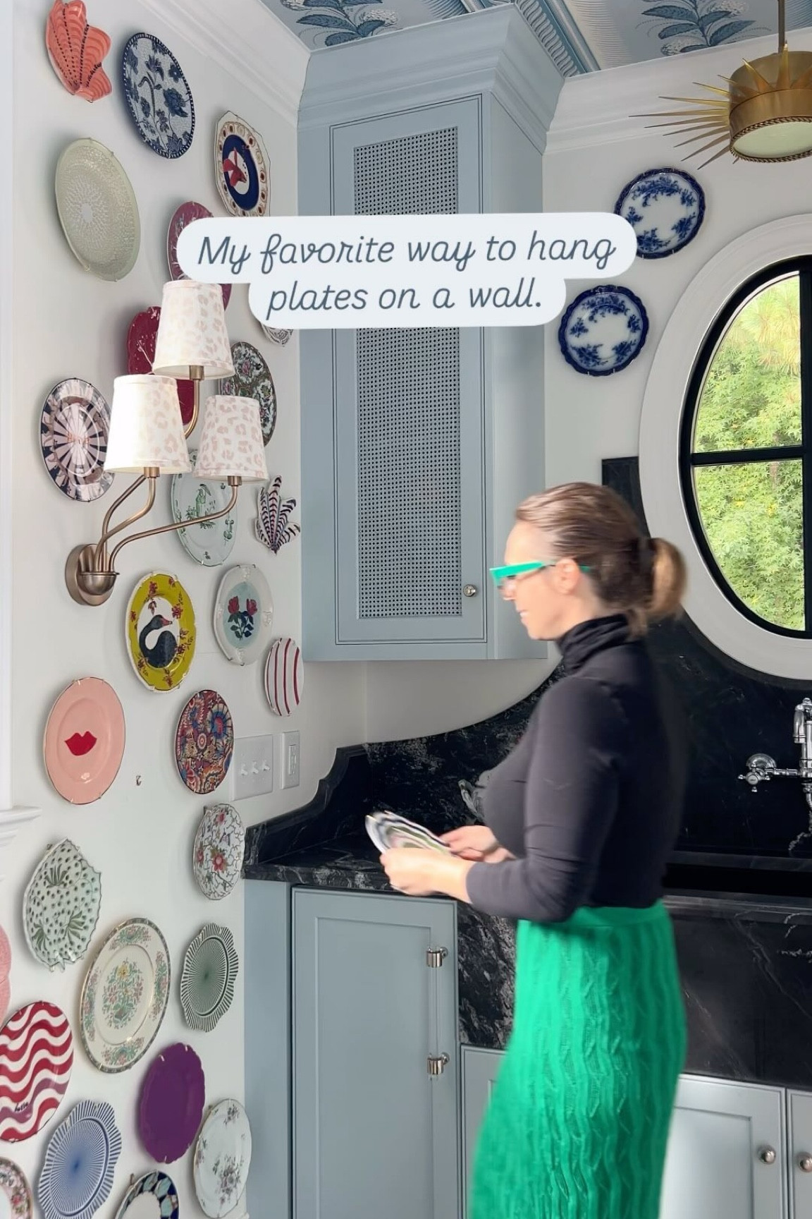 At long last and after a lot of requests - here is my favorite way to hang plates on a wall.  This is a super traditional way to hang plates and after trying different products, this specific product is my favorite for a few reasons:

1. They come with everything you need to hang a plate, including the hardware that goes on both the plate and the wall. 2. The edges that lip over the plate are rubber tipped so the edge of the plate is protected and you don’t have metal possibly chipping the edge of the plate. 3. The springs on the hanger are firm but have a lot of stretch. I learned why this is important when I tried a cheaper version and my finger got stuck under the metal as I was stretching it over a plate. It was so tight and painful we had trouble getting it off and I thought I was going to lose a finger! Sounds dramatic, but true! 4. There is a built in metal curve on the hanger that allows it to protrude just the right amount for the depth of a plate. And, if you have a deeper plate, it is easy to adjust it.
5. The size range options easily fit all of my plate sizes - except for my largest platter which required different hardware.

I have tried cheaper versions of this style hanger and found they are not created equal. I have also tried the yellow disks that adhere to the back of a plate so the plate hangs without hardware showing. Those require you to prep the plate and hanger for 24 hours before the plate can be hung.  Many have had success with those, I am just not one of them. Plus, I like the ease of popping the hangers on and off and working on my wall without having to preplan!

Seeing the hangers slightly doesn’t bother me at all and it is part of the charm and quirk of my wall.

Questions? Ask away and I’ll answer! 

#housebeautiful #southernliving #myhousebeautiful #traditionalwithatwist #southernhome #traditionalhome #sodomino #southernhomemag #betterhomesandgardens #dominomag #bhgstylemaker #mytradhome #moderntraditional #southerncharm #southernstyle #interiorstylingideas #platewall #classicdecor #hgtvmagazine #hgtvhome #interiordecoratingideas #stylishhomevibes #bhgcolor #gallerywalldecor

#LTKVideo #LTKStyleTip #LTKHome