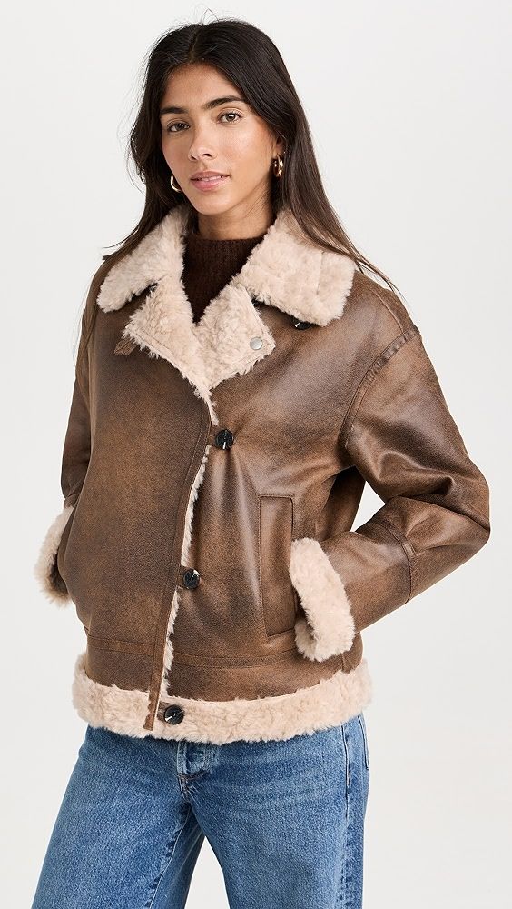 Avec Les Filles Faux Fur Coat | Shopbop | Shopbop