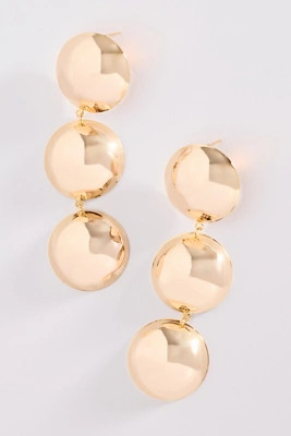 Metal Circle Drop Earrings | Anthropologie (US)
