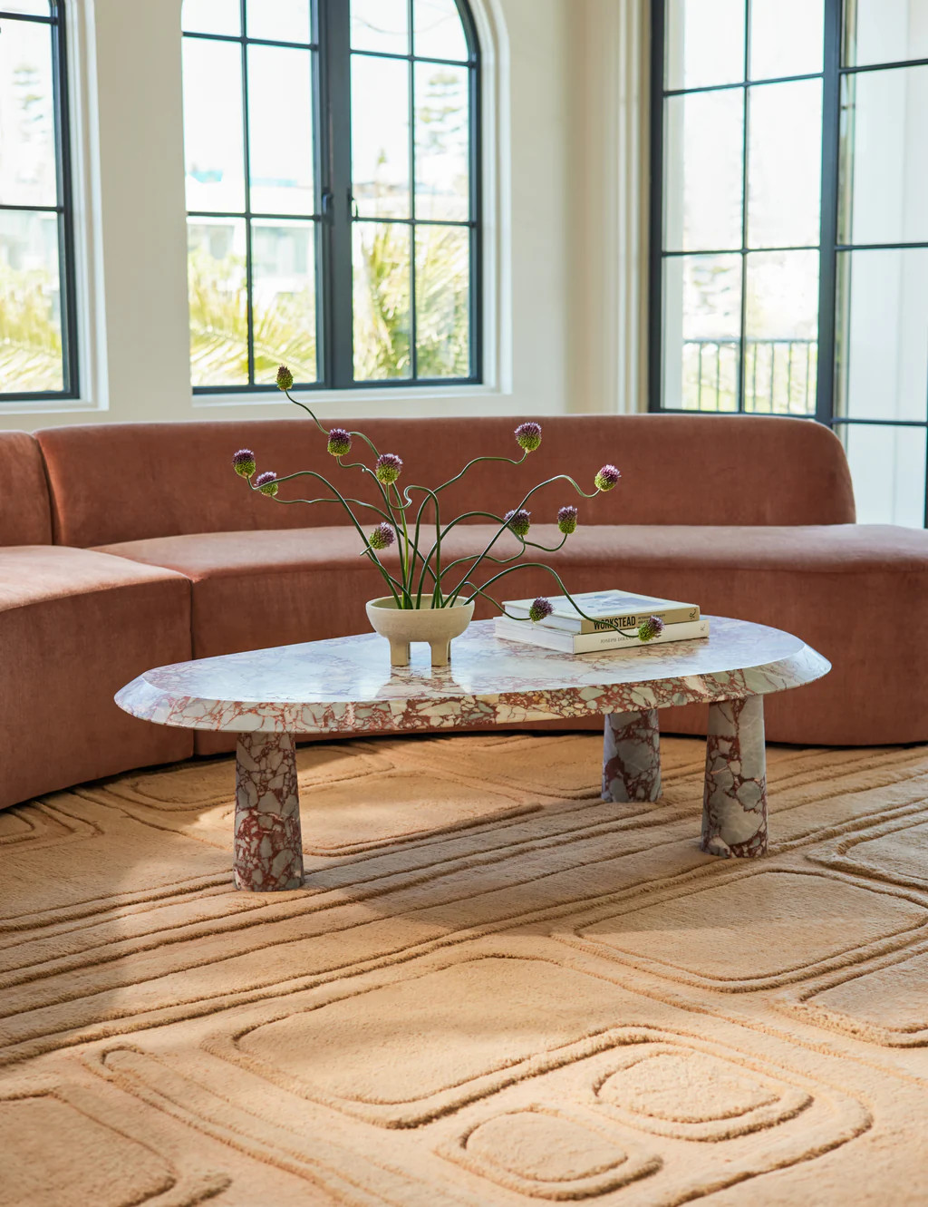 Rodolfo Marble Coffee Table | Lulu and Georgia 