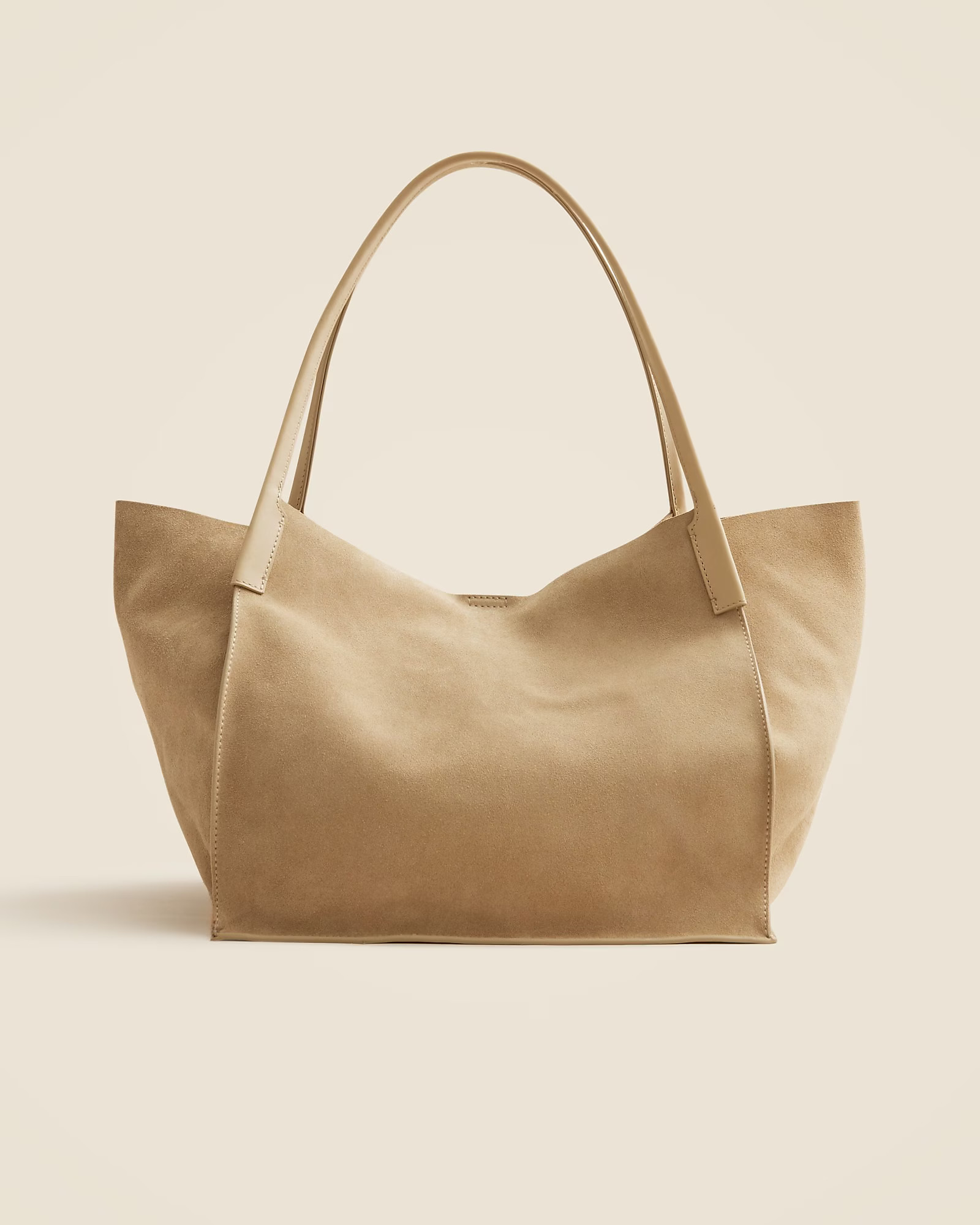 Unstructured large Berkeley tote in suede | J. Crew US