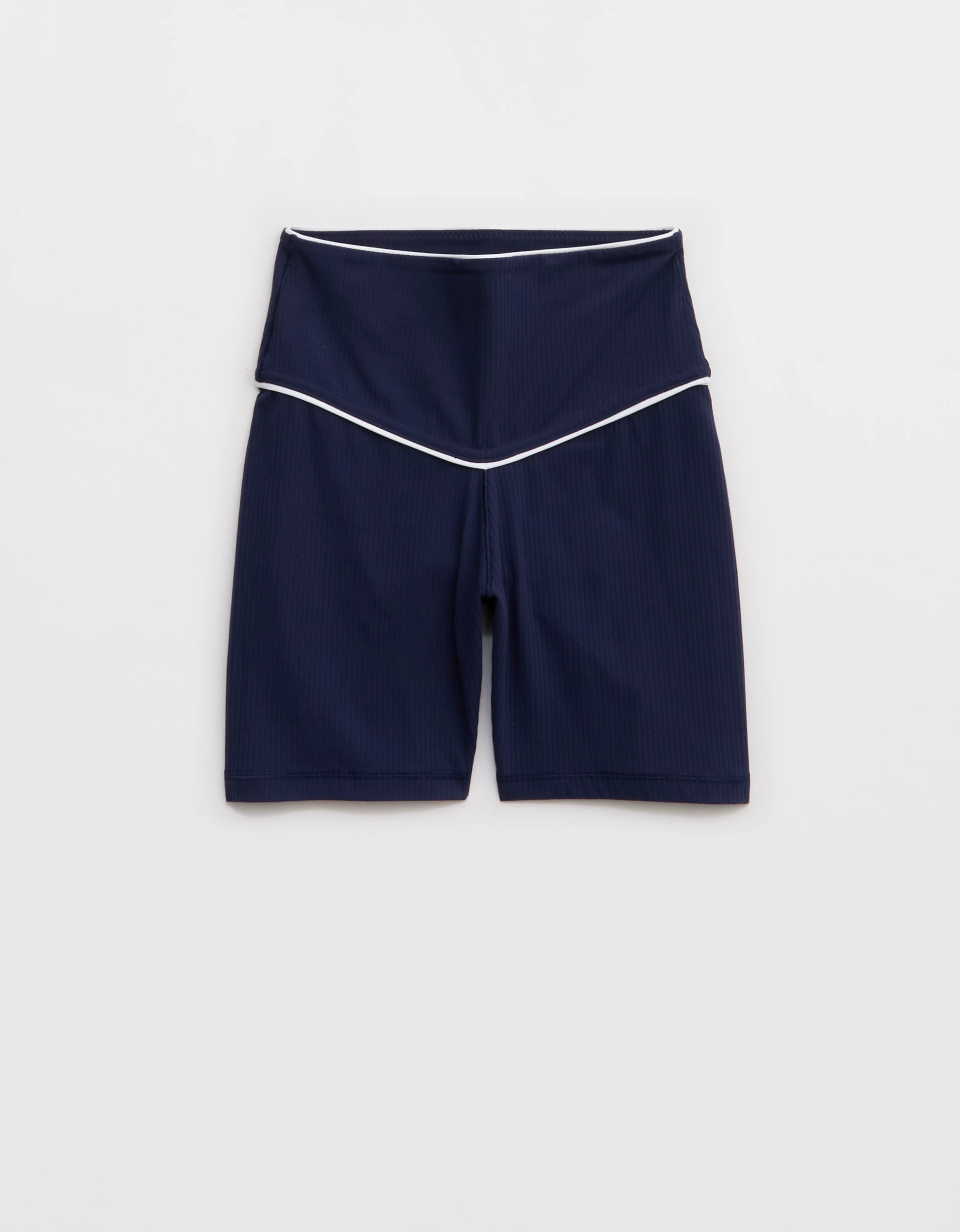 OFFLINE By Aerie Real Me XTRA High Waisted 5" Rib Piping Bike Short | Aerie