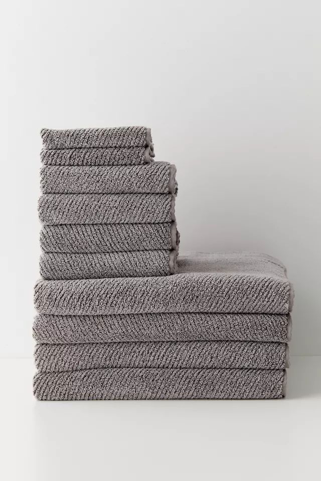Everplush Hokime 10-Piece Towel Set | Urban Outfitters (US and RoW)