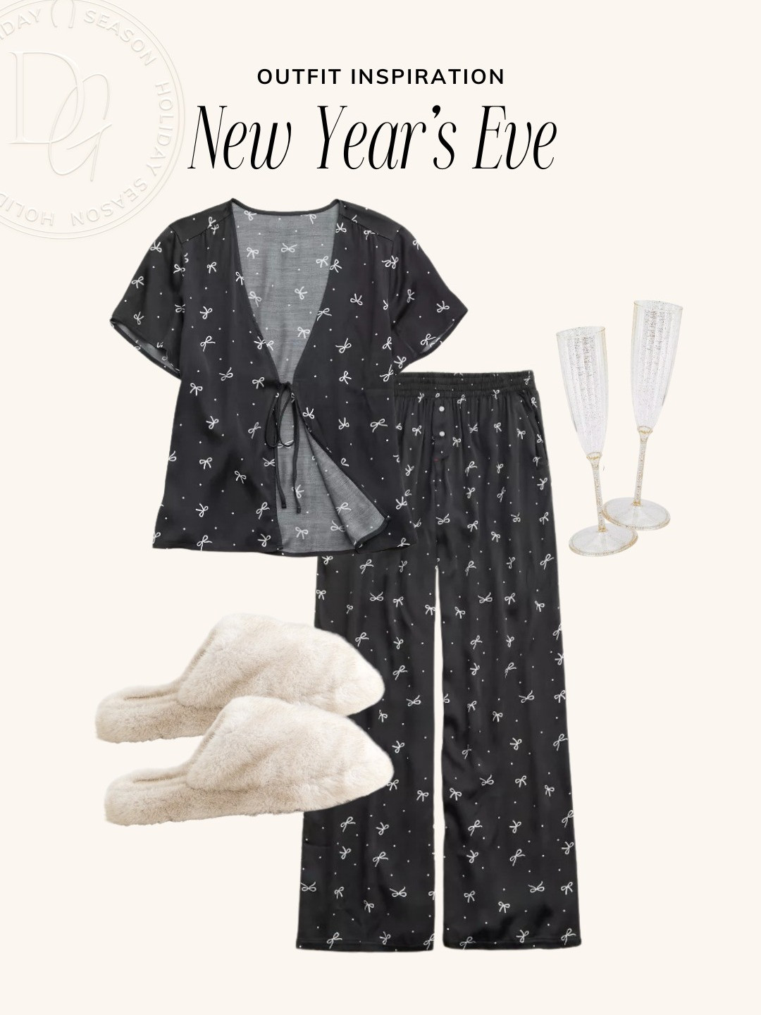 NYE Outfit 〰️ Cozy night in

New Year’s outfit, cozy NYE, cozy New Years, NYE pajamas, holiday pajamas, pajama set, matching PJs, feather pajamas 

 

#LTKHoliday #LTKSeasonal