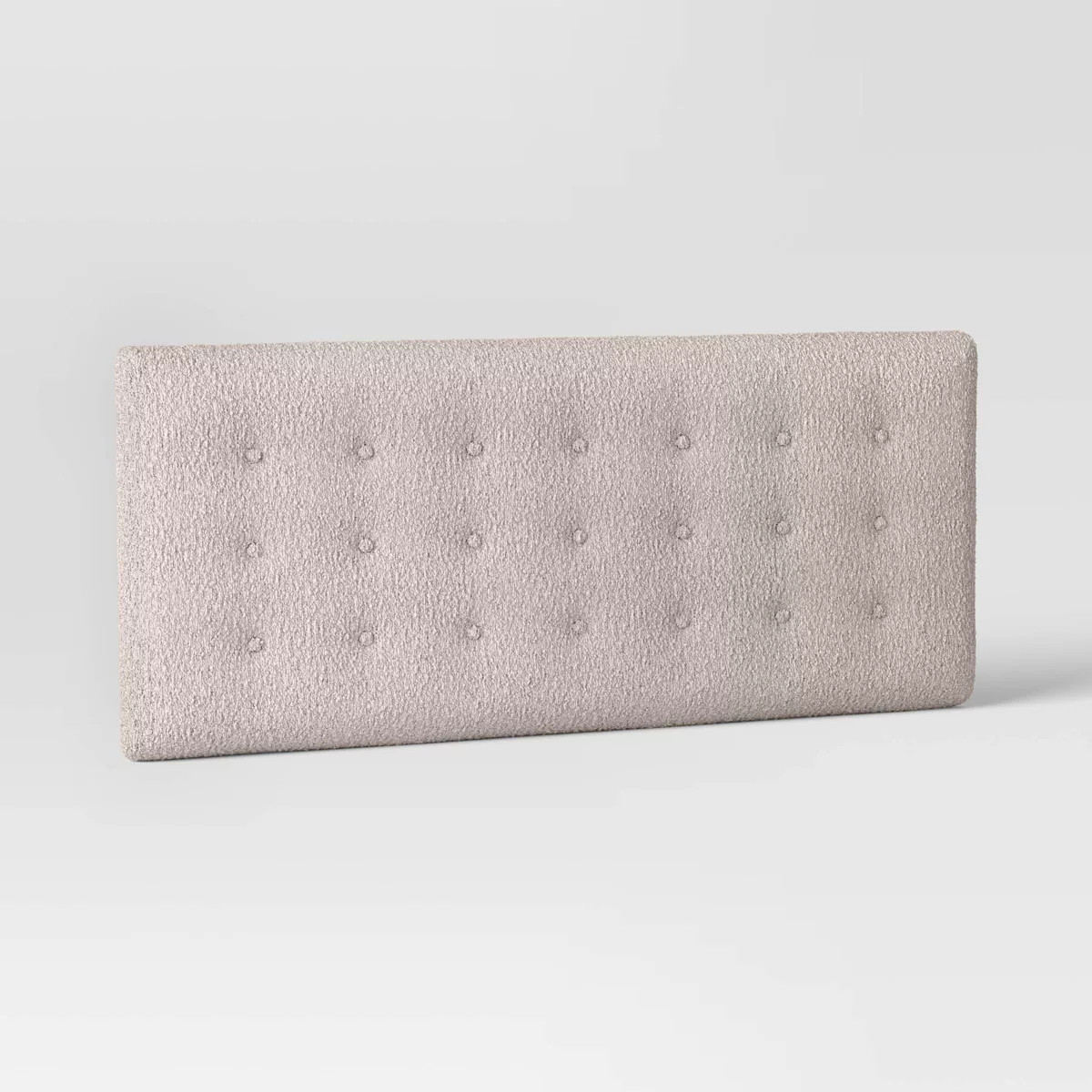 Twin Teen Button Tufted Headboard Mottled Weave Oyster - Threshold™ designed with Studio McGee | Target