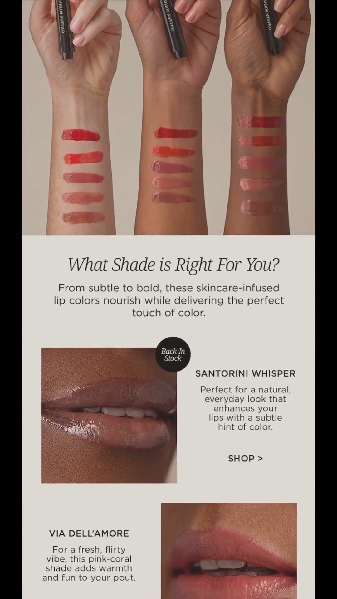 Secretsofyve: My lips feel amazing using these balm lipsticks! I have four shades. 👄 Quench your lips with these gorgeous hues! @colleenrothschild Beauty gift 🎁 idea. 
#Secretsofyve #ltkgiftguide
Always humbled & thankful to have you here.. 
CEO: PATESI Global & PATESIfoundation.org
 @secretsofyve : where beautiful meets practical, comfy meets style, affordable meets glam with a splash of splurge every now and then. I do LOVE a good sale and combining codes! #ltksalealert #ltku #ltkplussize #ltkmidsize #ltkover40 #ltkpetite #ltktall #ltkvlog #ltktravel #ltkbump #ltkootd #ltkselfcare #ltkbeauty #ltkstorytime #ltkmorningroutine
#ltkdayinmylife #ltkmomlife #ltkgrwm secretsofyve

#LTKSeasonal #LTKWorkwear #LTKWedding