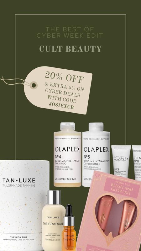 Additional discount on the Cult Beauty cyber week sale! Including Olaplex gift sets! 

#LTKCyberWeek #LTKGiftGuide #LTKsalealert