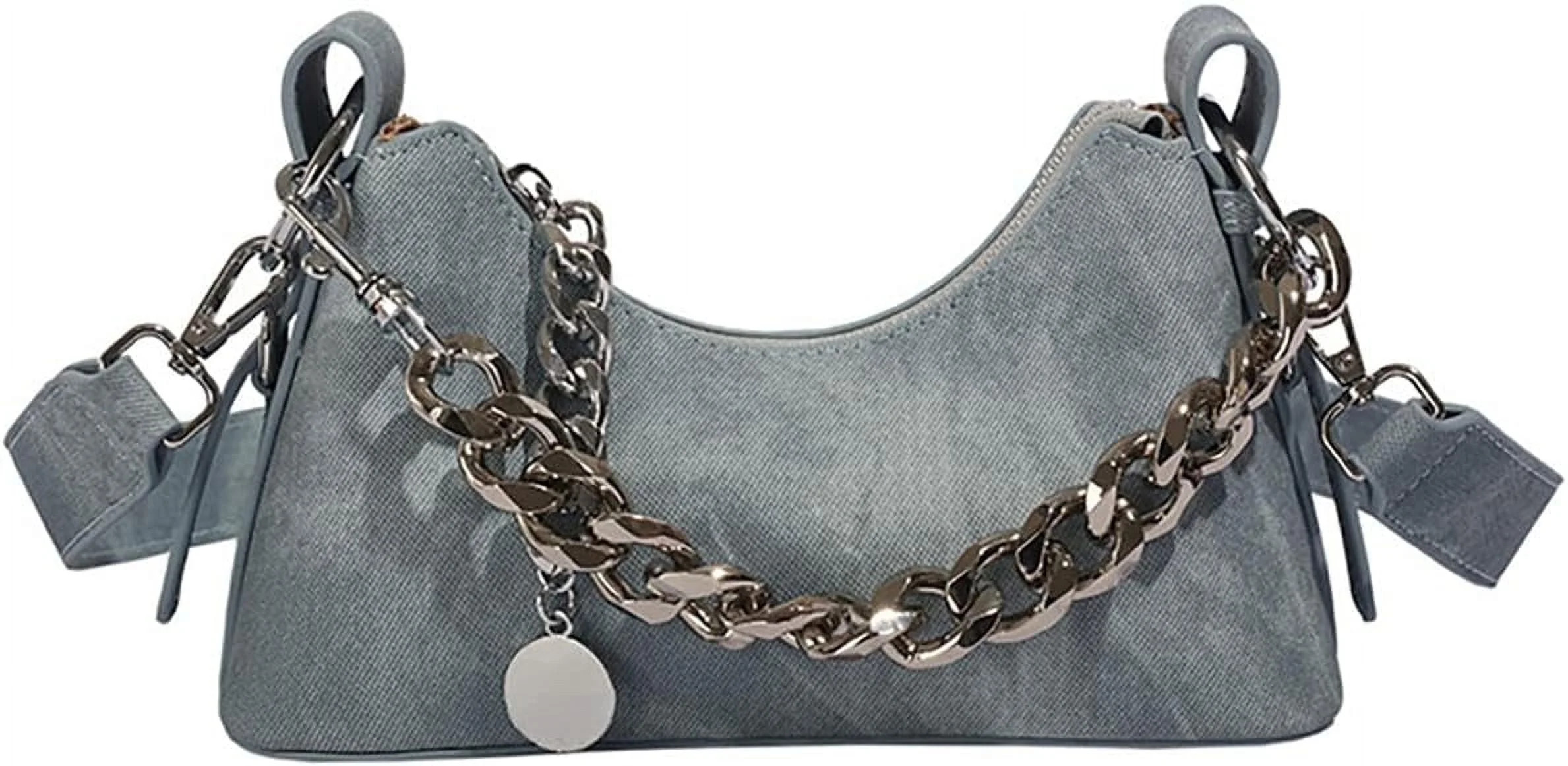 MMYGU Denim Hobo Bag for Women Shoulder Crossbody Bag Small Totes Retro Handbag Purse Top Handle ... | Walmart (US)