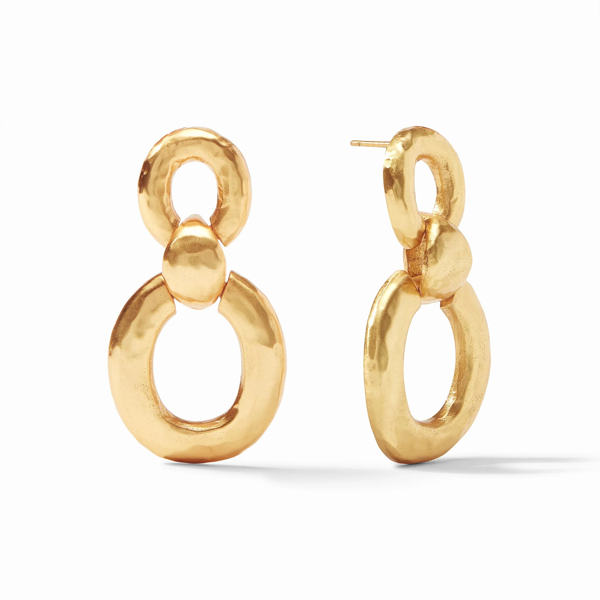 Palermo Gold Statement Doorknocker Earring | Julie Vos | Julie Vos