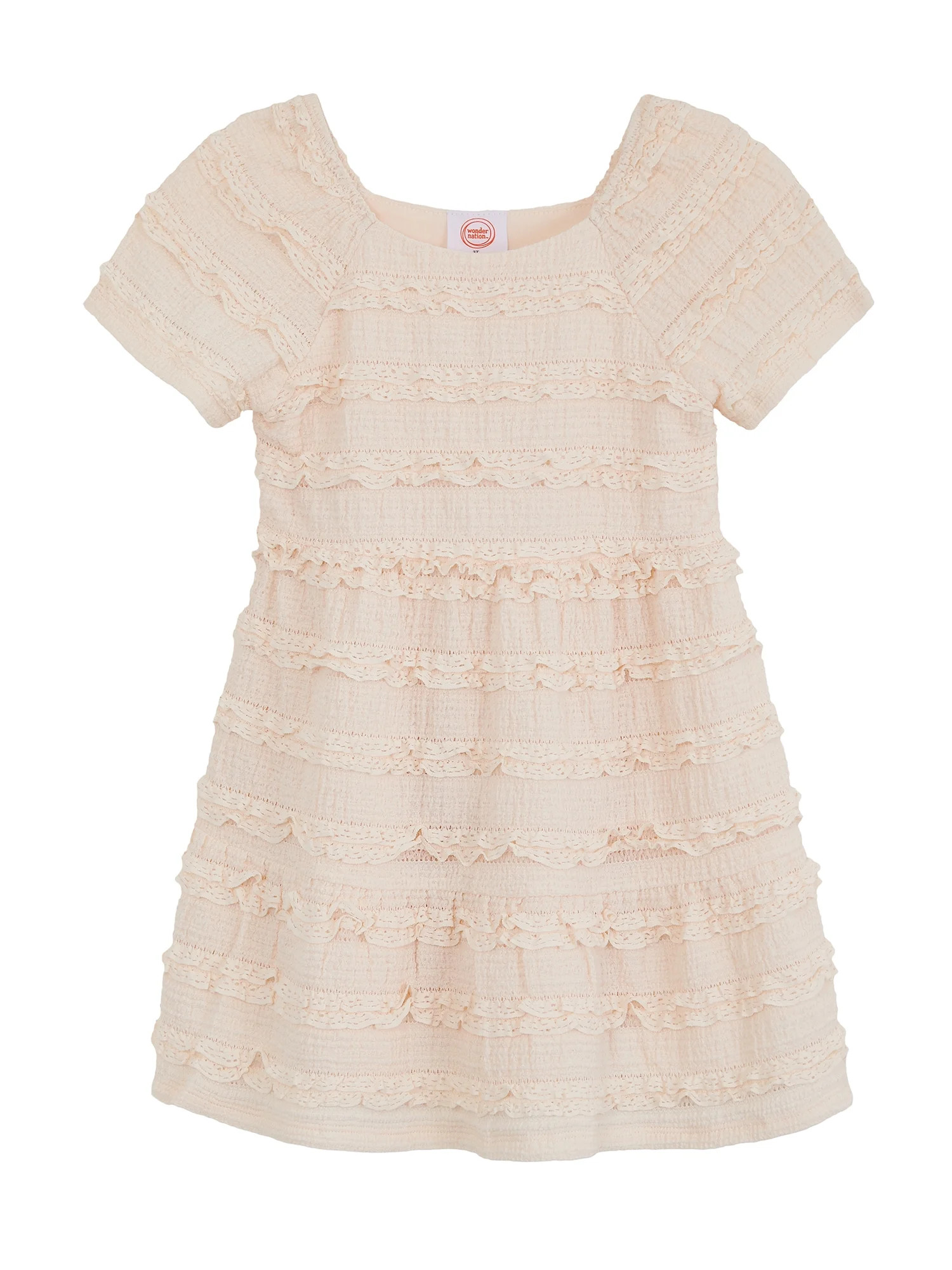 Wonder Nation Toddler Girls Play Dress, Sizes 12M-5T | Walmart (US)