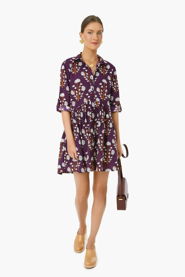 Burgundy Indira Deauville Dress | Ro's Garden | Tuckernuck (US)