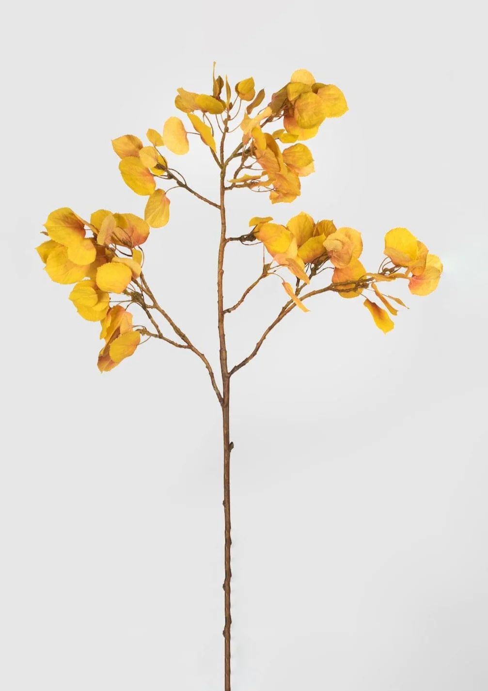 Autumn Yellow Aspen Leaf Branch | Faux Branches for Fall | Afloral.com | Afloral
