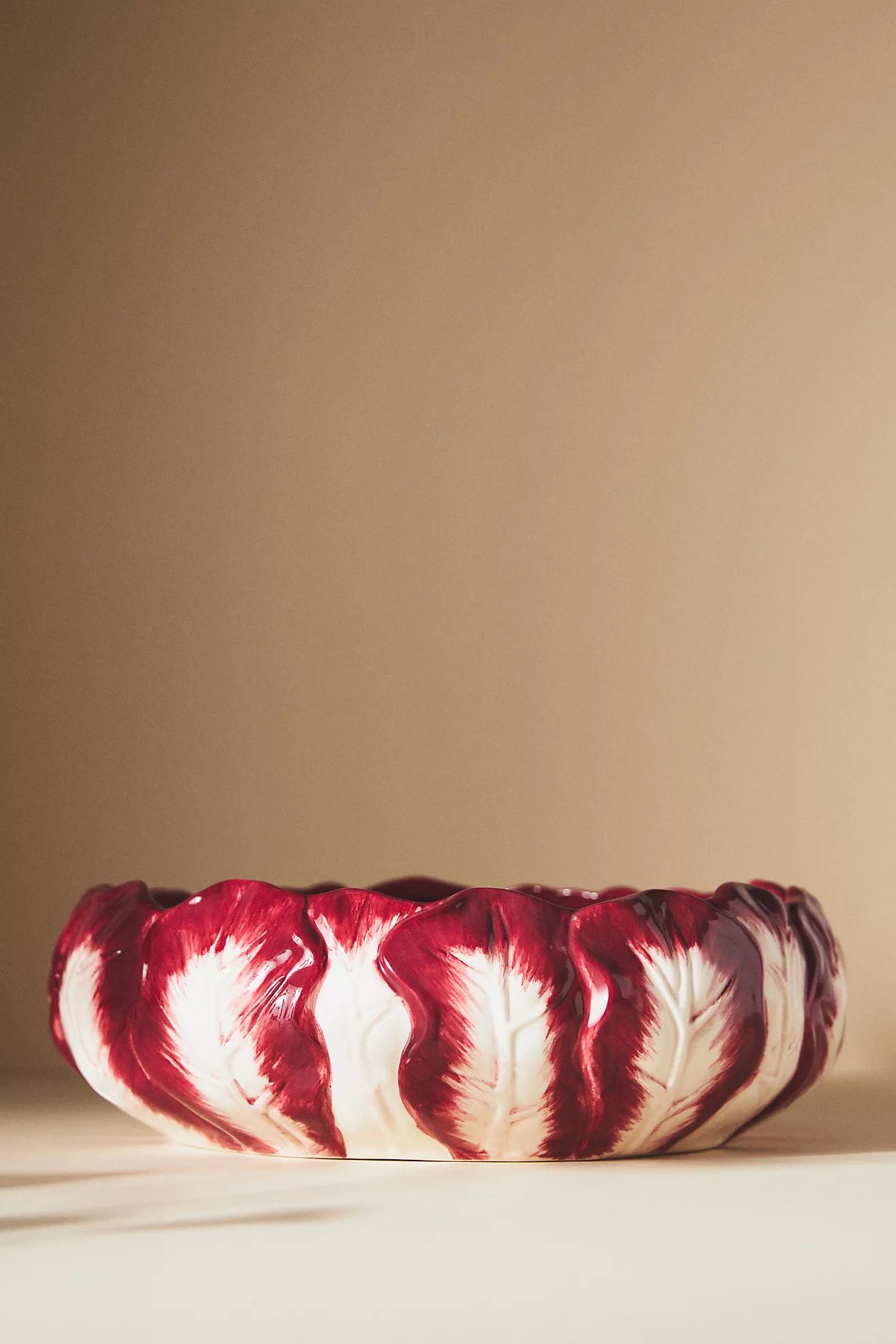 Farmstand Vegetable Radicchio Serving Bowl | Anthropologie (US)