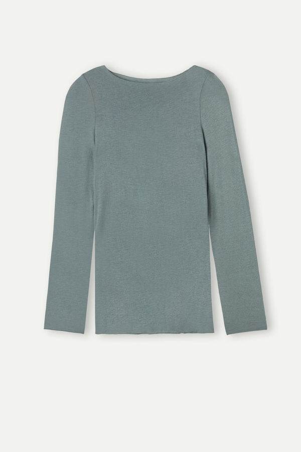 Boat Neck Modal Cashmere Ultralight Jumper | Intimissimi (US)