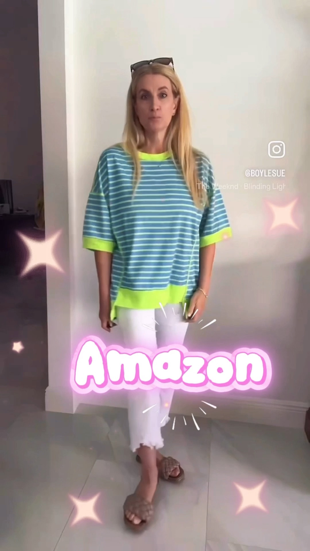 Fun bright top , tons of colors to choose from .#Amazon 

#LTKOver40 #LTKootd