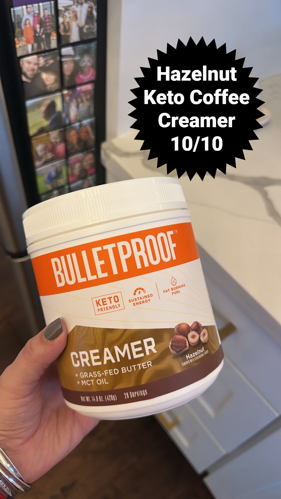Keto favorites: Hazelnut keto coffee creamer. MCT and grass fed butter. 6 different flavor options. Tastes like a desert! 10/10 ⭐️⭐️⭐️⭐️⭐️
