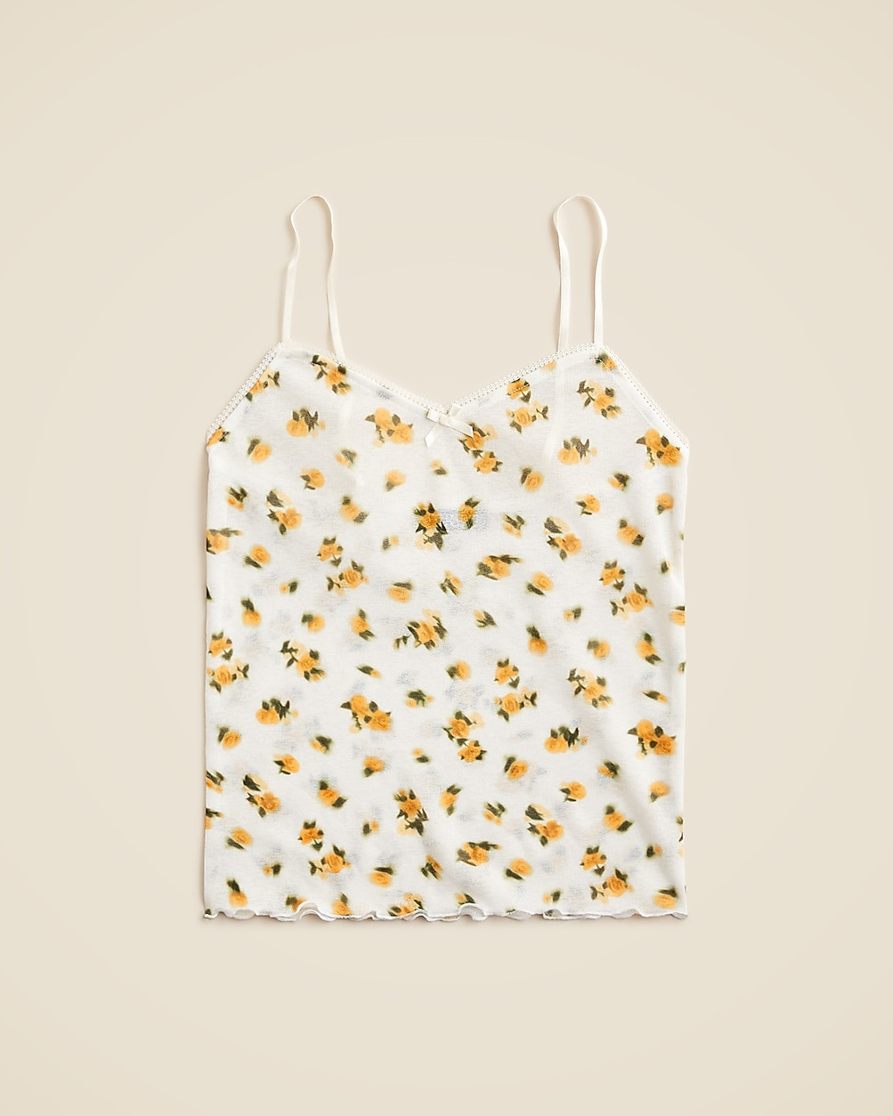 Sheer sweetheart tank in budding rose print | J. Crew US