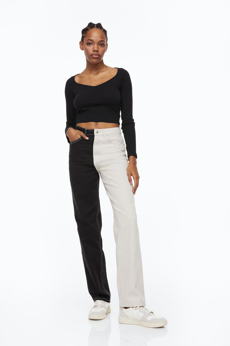 90s Straight High Jeans | H&M (US + CA)