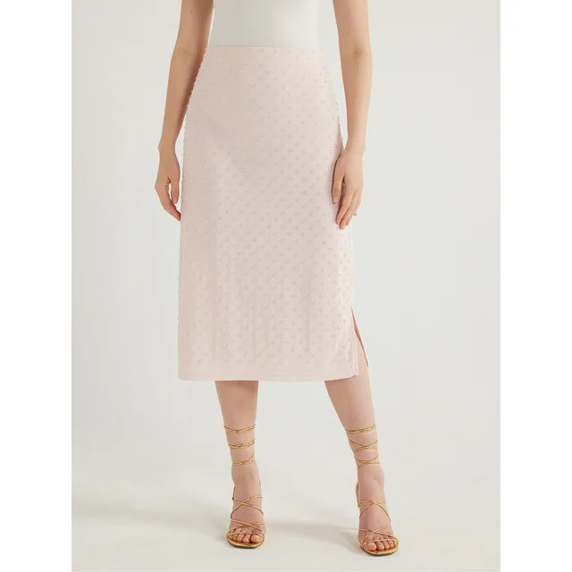 Scoop Women’s Crystal Mesh Skirt, Sizes XS-XXL | Walmart (US)