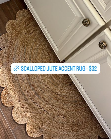 scalloped jute rug , scalloped rug , jute rug , accent rug , Amazon home finds

#LTKHome