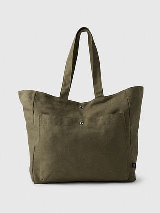 Linen-Cotton Tote Bag | Gap (US)