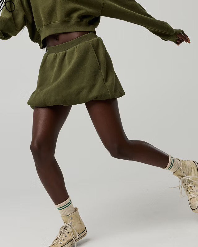 OFFLINE By Aerie Cloud Fleece Bubble Skort | Aerie