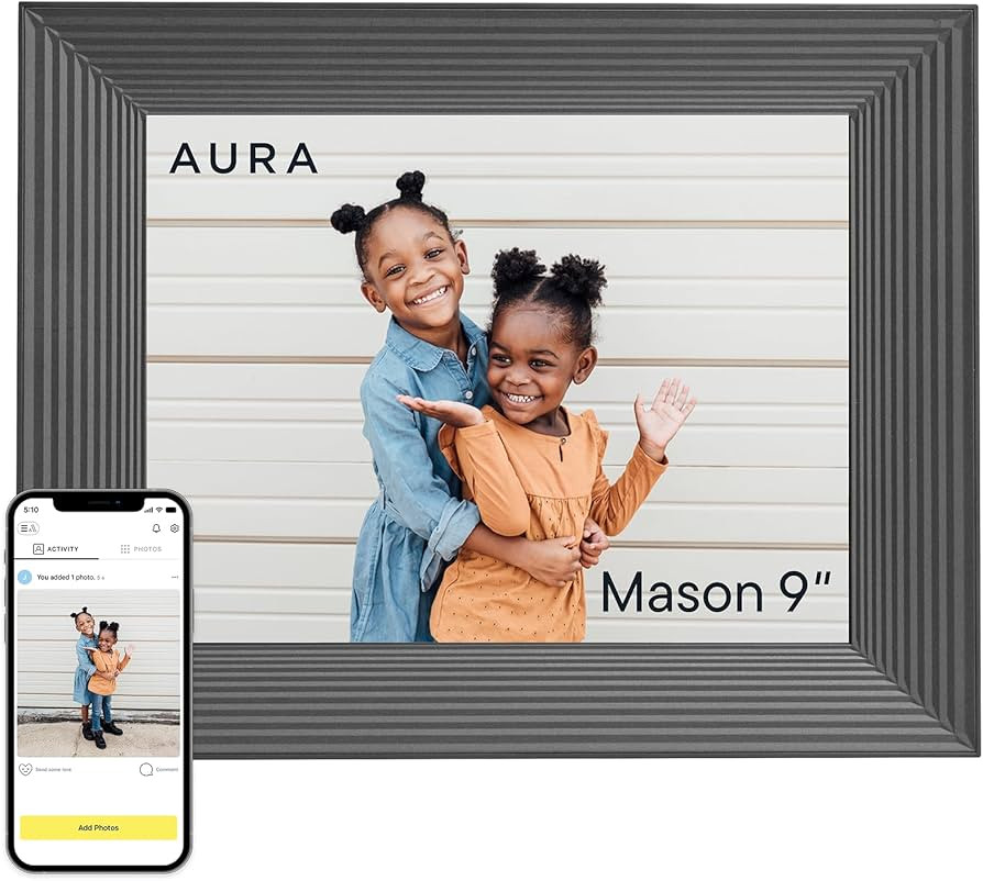 Aura Mason WiFi Digital Picture Frame | Wirecutter's Best Digital Frame for Gifting | Send Photos... | Amazon (US)