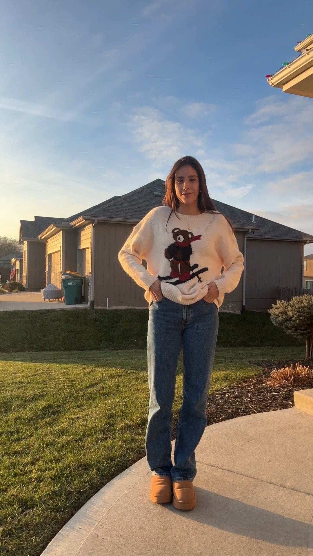 Cozy Sunday fit check 🐻

#LTKootd #LTKTall #LTKSeasonal