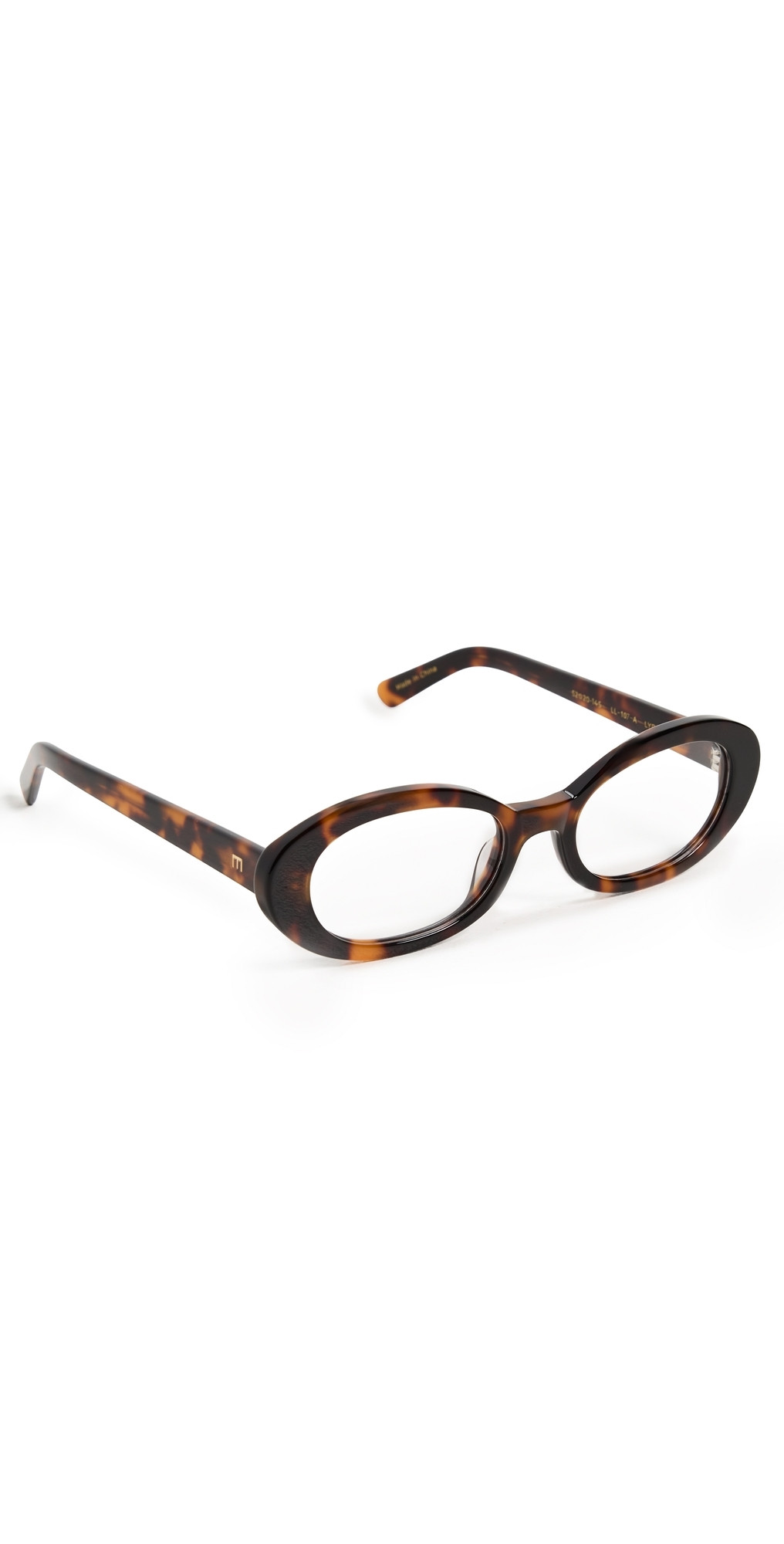 Elisa Johnson Lyric Leigh Glasses Brown Tortoise One Size | Shopbop